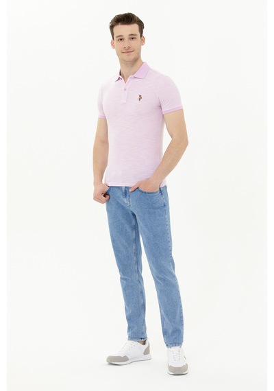 U.s. Polo Assn. Erkek Manolya Tişört 50263371-vr211 Açık Lila