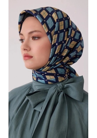 Belli Twill İpek Eşarp 26ka4408d01 81 Çok Renkli