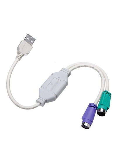 Molix Mx-4458 Usb To Ps2 Dönüştürücü Kablo - Çift Girişli Klavye Ve Mouse Adaptörü
