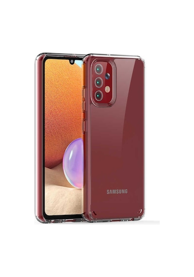 Galaxy A32 4G Kılıf Zore Coss Şeffaf Sert Silikon Kılıf Renksiz