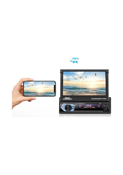 Exvol İndash 7 İnc Double Teyp 2 Usb'li Dokumatik 1080p+kamera