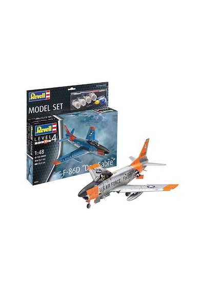Revell Maket Uçak F-86D Dog Sabre Boyalı Set N:03832