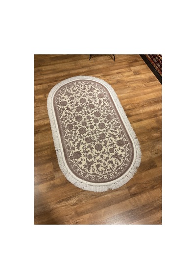Daphne 10455a Lila Oval Halı Çok Renkli