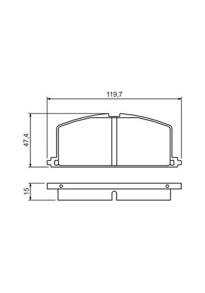 Toyota Corolla Uyumlu 1.3 1996-2000 Bosch Ön Balata 20870