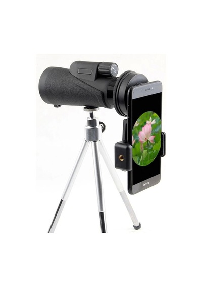 10x42 Tek Gözlü Teleskop Dürbün Süper Zoomlu Tripod Ayaklı 1000m/56m Çok Renkli