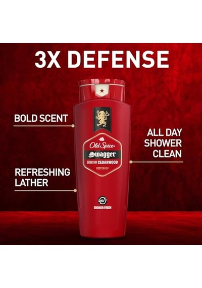 Spice Red Vücut Yıkama Swagger 16 Oz 2 Li Paket 285 ML
