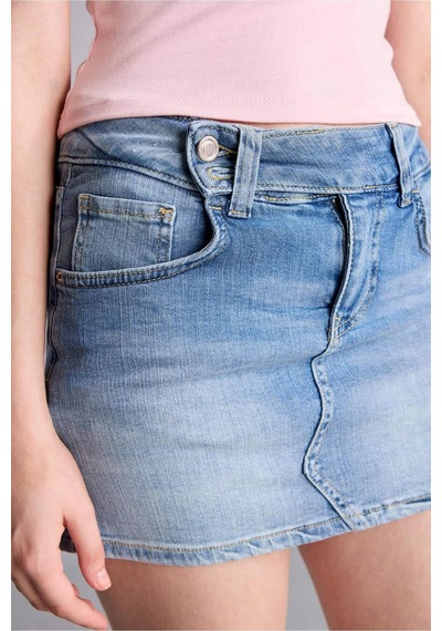 Defacto Mini Jean Şort Etek I4913ax26hsnm39 Mavi-nm39