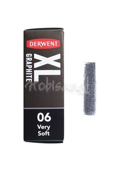 Derwent Xl Graphite Block Sulandırılabilen Füzen 06 Very Soft