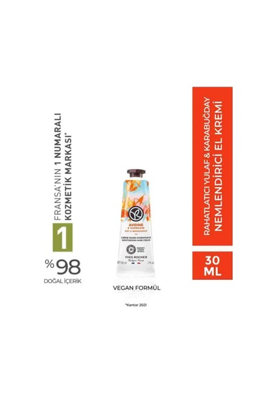 Yulaf Karabuğday Özlü Vegan Nemlendirici Besleyici El Kremi 75 Ml