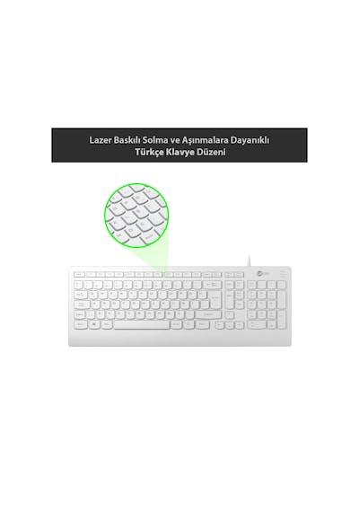 Lecoo KB103 USB Kablolu Türkçe Q Klavye