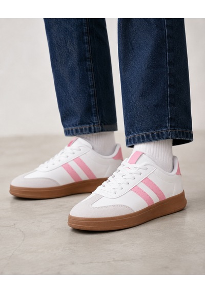 Matzeliger Mzg1263 Sneaker Spor Ayakkabı Beyaz - Pembe