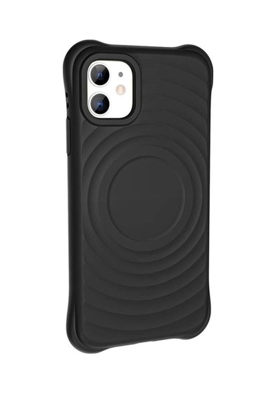 Apple Uyumlu iPhone 11 M-safe Şarj Özellikli Airbagli Mat Görünümlü Zore Hepi Kapak Siyah