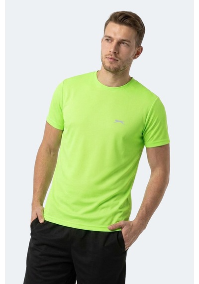 Slazenger Herrera Erkek Neon Yeşil Tişört