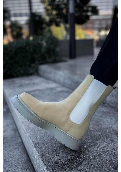 Saklımoda Ch223 Srt Alaska Süet Erkek Bot Kum Çok Renkli