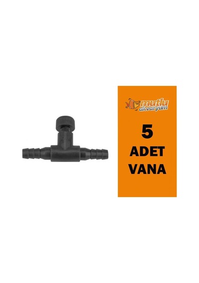 Akvaryum İnce Ayarlı Hava Hortumu Vanası  5 ADET