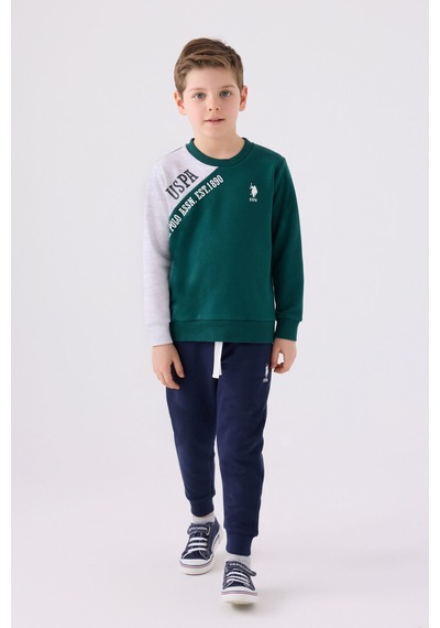 U.S. Polo Assn. Erkek Çocuk Yeşil Eşofman Takımı Us1921-c-v1
