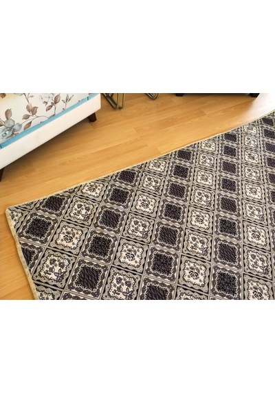 Algelsineve Babil Desen 4m2 Halı Örtüsü Mürdüm