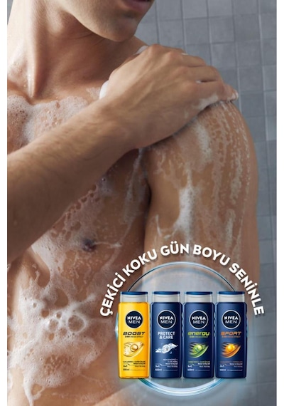 Nivea Men Saç Ve Vücut Şampuanı Sport 500 Ml 2 Adet