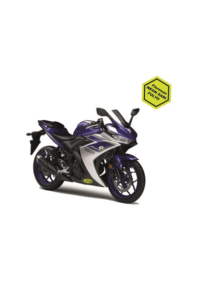 Magneti Marelli Floresan Neon Sarı Motosiklet Sponsor Markası Sti