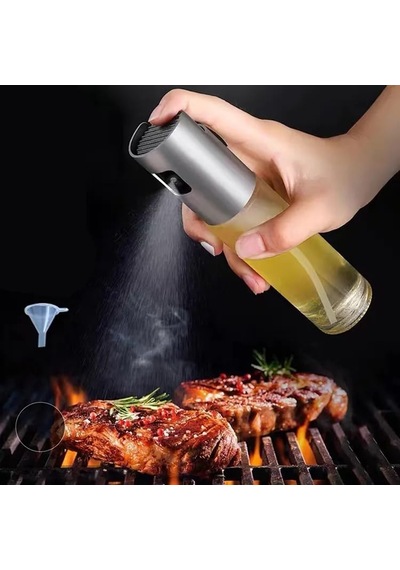 Fethiye Toptan Sprey Yağlık Spreyli Cam Şişe Yağdanlık, Yağ, Sirke Ve Limon Püskürtücü, 100 Ml, Asorti Diğer
