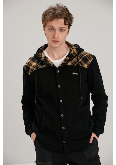 Alexandergardı Ekose Detaylı Düğmeli Sweatshirt E22-61500 001