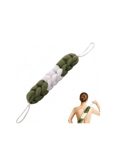 Uzun Esnek Duş Lifi, Sırt Ovma Kesesi, Yumuşak Banyo Lifi, Ovma Süngeri, Kadınlar Ve Erkekler İçin Sırt Ovma İçin Kese, Peeling Ve Hamam Kesesi 1 Adet