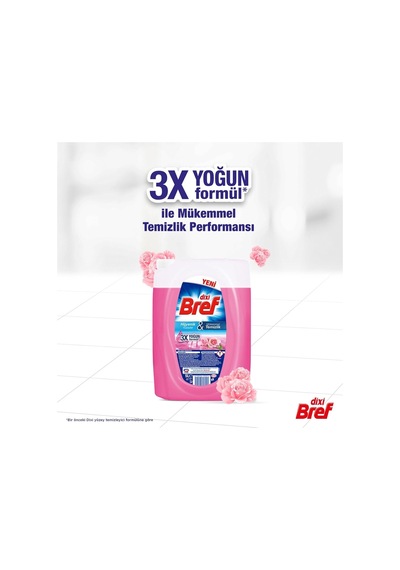 Dixi Yaban Gülü Kokulu 5000 Ml Yüzey Temizleyici 1 X 5000 Ml 10'lu Set
