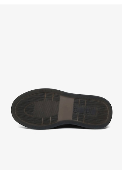 Greyder 64650 6y Siyah Hakiki Deri Erkek Sneaker Deri Spor Ayakkabı Siyah