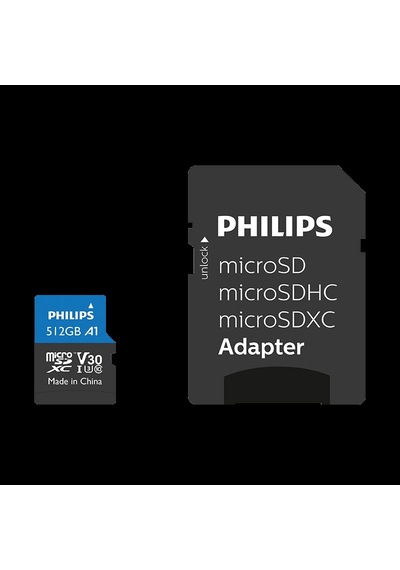 Phılıps 512gb Mıcro Sdxc 100 Mb/s C10 Fm51mp65b/00