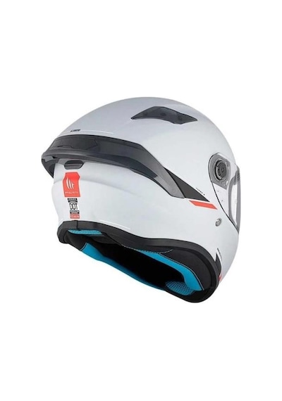 Mt Helmets Mt Targo S FF106B Solid A0 Matt Pearl Kapalı Motosiklet Kaskı 001