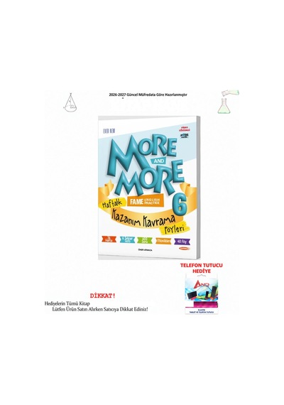 Fenomen More & More 6 Haftalık Kazanım Kavrama Föyleri 6-021