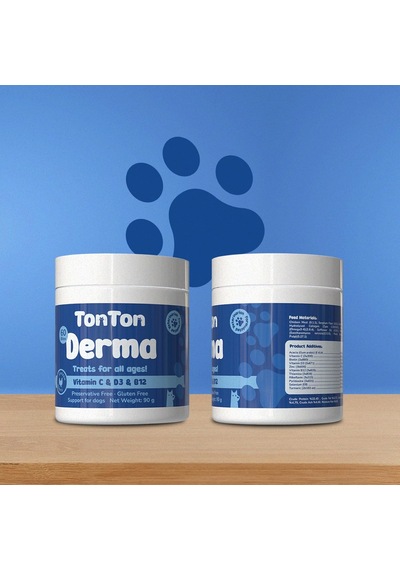 Kedi Ve Köpek Deri & Tüy Bakımı Için Glutensiz Çiğnenebilir 60 Tablet Kolajen Içerikli