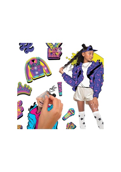 Rmk5186scs That Girl Lay Peel And Stick Duvar Çıkartmaları, Turuncu, Sarı, Yeşil, Mavi, Mor, Pembe, Siyah, Kahverengi, Beyaz &