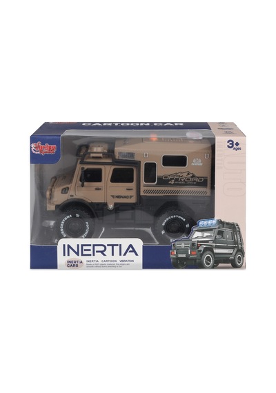 Vardem Kutulu Sürtmeli Işıklı Müzikli Off-road Lüks Araba - Kahverengi
