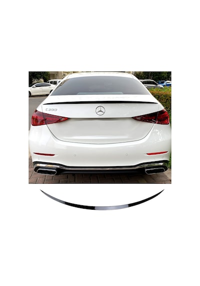 Mercedes C W206 Bagaj Üstü Spoiler Parlak Siyah Spoyler Plastik İthal 2021+