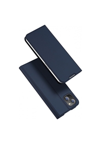 More TR Dux Ducis Apple Uyumlu iPhone 14 Plus 6.7 Kılıf Skin Pro Series Flip Cover Kapaklı Kılıf - Lacivert