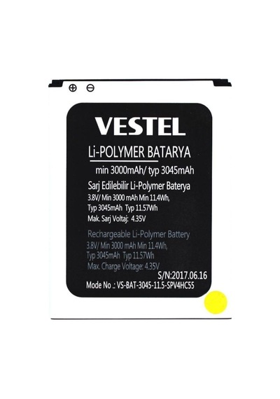 Venüs V3 5580 Batarya Pil A++ Lityum Polimer Pil
