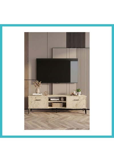 Bezos Vera Tv Sehpası Suntalam Ekru 160x35 Dfnbez
