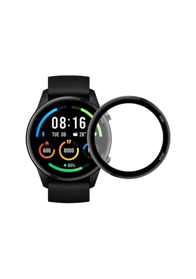 Xiaomi Mi Watch Color Ekran Koruyucu Kavisli Tam Kaplayan Koruma Pmma