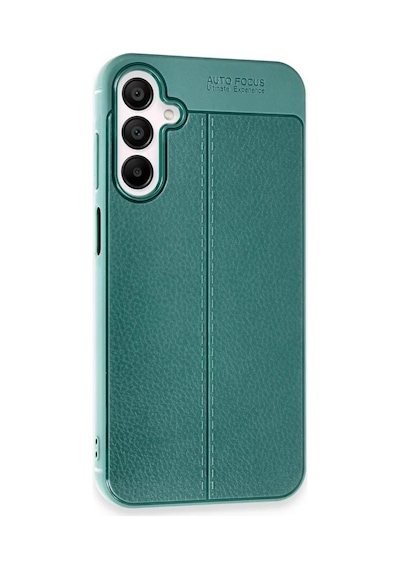 Newface Samsung Galaxy A55 5g Kılıf Auto Focus Kapak - Koyu Yeşil