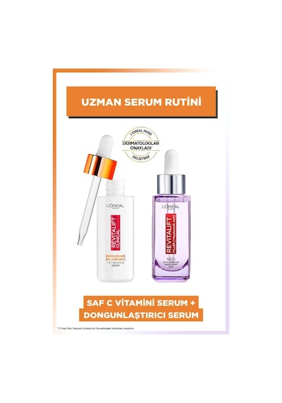L'Oréal Paris Revitalift Clinical %12 Saf C Vitamini Serum & L'Oréal Paris Revitalift Filler %1.5 Saf Hyaluronik Asit Serum pktrvtcvtmnhylrnksrm-9574