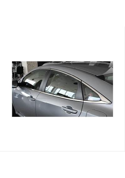 Honda - Civic Fc5 2016-2020 Uyumlu Cam Çıtası Nikelaj