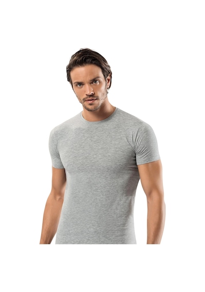 Erdem Gri Slim Fit Tişört 1122 Gri