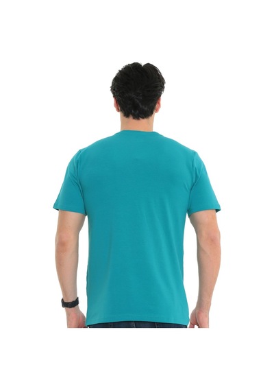 Raru Erkek %100 Pamuk T-Shirt Gravıs Mint