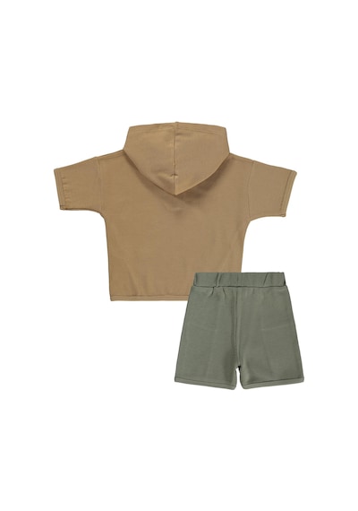 Civil Baby Kapüşonlu 6-18 Ay Takım - Kahverengi Camel