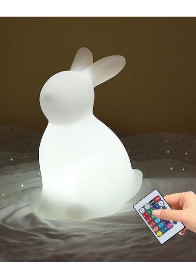 Bunny Glow Şarjlı Masa Lambası Beyaz