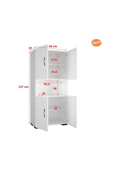 Mutfak Dolabı Minifırın Mikrodalga Dolabı 4 Kapaklı Çok Amaçlı Banyo Dolabı Ofis Dolabı Beyaz Mutfak Dolabı Minifırın Mikrodalga Dolabı 4 Kapaklı Çok Amaçlı Banyo Dolabı Ofis Dolabı Beyaz