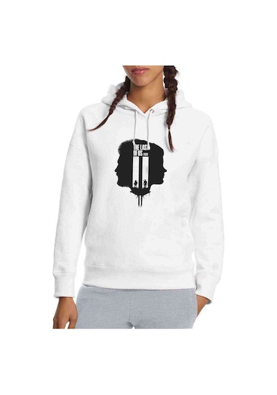 The Last Of Us Part2 2 Baskılı Beyaz Kadın Kapşonlu Sweatshirt