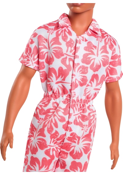 Barbie Yakışıklı Ken Bebekler Fashionistas - Pembe Beyaz Takım