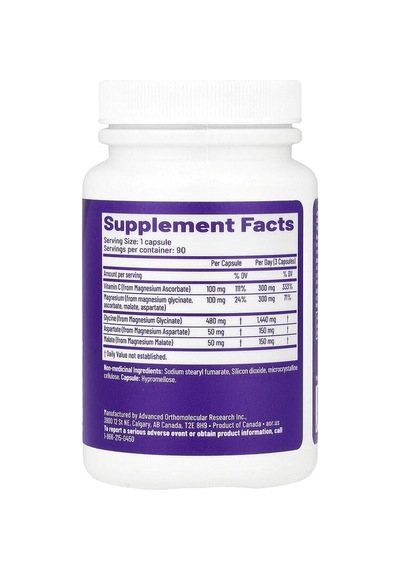 Advanced Orthomolecular Research Aor, Advanced Magnesium Complex, 90 Capsules